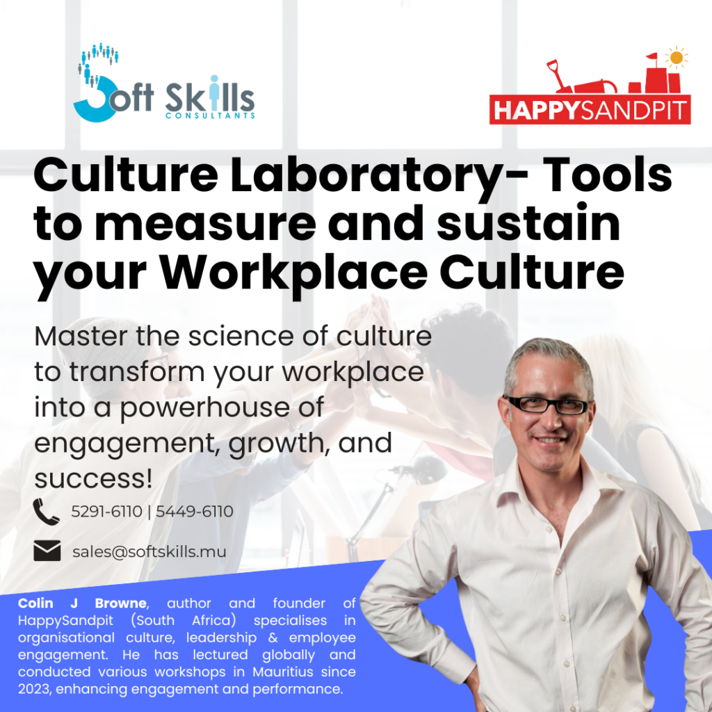 Culture Laboratory- Tools to measure and sustain your Workplace Culture